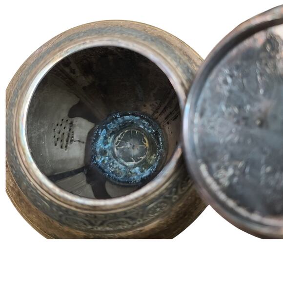 Derby Silver Company Plated Ornate Vintage Tea Set Water Pitcher Sugar Creamer - Picture 3 of 9